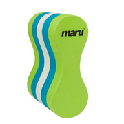 Maru Pull Buoy one size fits most in lime/blue/white