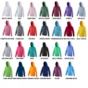 Awdis Just Hoods Kids hoodie colour chart JC01J