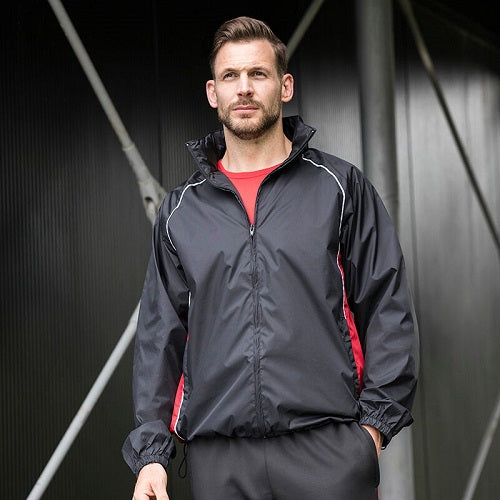 Finden & Hales Showerproof Training Jacket. LV610