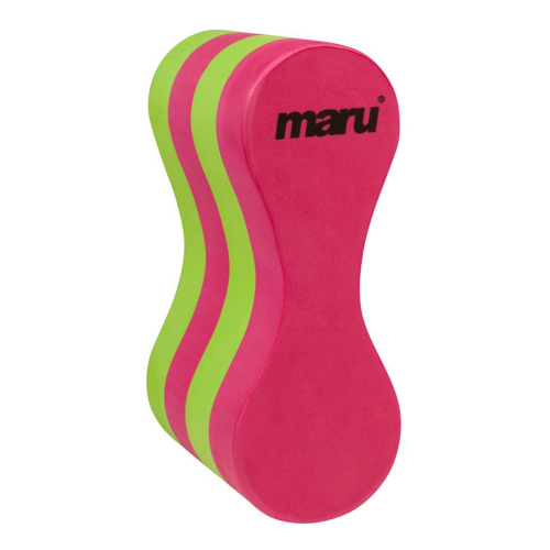 Maru junior pull buoy in pink, lime